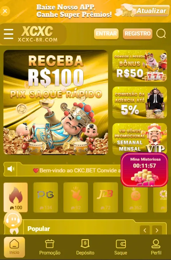 XCXC baixar aplicativo para Android e iOS celular